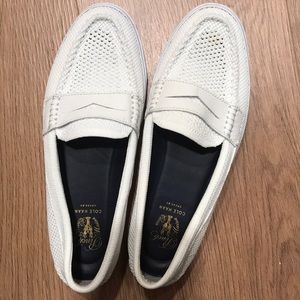 Cole Haan Women’s White Loafers